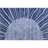 Piper Looms Mayfield Abstract AMF668 Navy Machine Washable Area Rug Scatter Main Image