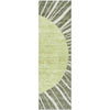 Piper Looms Mayfield Abstract AMF668 Olive Machine Washable Area Rug Runner Main Image