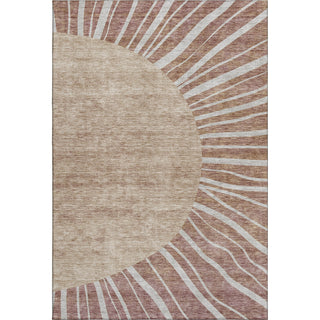 Piper Looms Mayfield Abstract AMF668 Paprika Machine Washable Area Rug main image