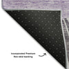 Piper Looms Mayfield Abstract AMF668 Purple Machine Washable Area Rug Backing Image