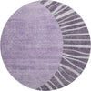 Piper Looms Mayfield Abstract AMF668 Purple Machine Washable Area Rug Round Main Image