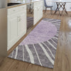 Piper Looms Mayfield Abstract AMF668 Purple Machine Washable Area Rug Runner Lifestyle Image Feature