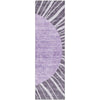 Piper Looms Mayfield Abstract AMF668 Purple Machine Washable Area Rug Runner Main Image