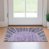 Piper Looms Mayfield Abstract AMF668 Purple Machine Washable Area Rug Scatter Lifestyle Image Feature