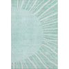 Piper Looms Mayfield Abstract AMF668 Teal Machine Washable Area Rug main image