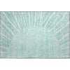 Piper Looms Mayfield Abstract AMF668 Teal Machine Washable Area Rug Scatter Main Image