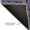 Piper Looms Mayfield Patchwork AMF669 Eggplant Machine Washable Area Rug Backing Image