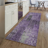 Piper Looms Mayfield Patchwork AMF669 Eggplant Machine Washable Area Rug Runner Lifestyle Image Feature