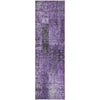 Piper Looms Mayfield Patchwork AMF669 Eggplant Machine Washable Area Rug Runner Main Image