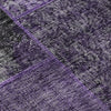 Piper Looms Mayfield Patchwork AMF669 Eggplant Machine Washable Area Rug Swatch Image