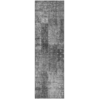 Piper Looms Mayfield Patchwork AMF669 Gray Machine Washable Area Rug Runner Main Image