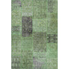 Piper Looms Mayfield Patchwork AMF669 Green Machine Washable Area Rug main image