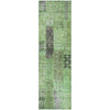 Piper Looms Mayfield Patchwork AMF669 Green Machine Washable Area Rug Runner Main Image