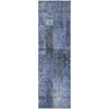 Piper Looms Mayfield Patchwork AMF669 Navy Machine Washable Area Rug Runner Main Image