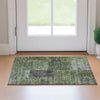 Piper Looms Mayfield Patchwork AMF669 Olive Machine Washable Area Rug Scatter Lifestyle Image Feature