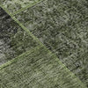 Piper Looms Mayfield Patchwork AMF669 Olive Machine Washable Area Rug Swatch Image