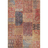 Piper Looms Mayfield Patchwork AMF669 Red Machine Washable Area Rug main image