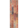 Piper Looms Mayfield Patchwork AMF669 Red Machine Washable Area Rug Runner Main Image