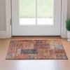 Piper Looms Mayfield Patchwork AMF669 Red Machine Washable Area Rug Scatter Lifestyle Image Feature