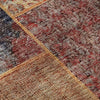 Piper Looms Mayfield Patchwork AMF669 Red Machine Washable Area Rug Swatch Image