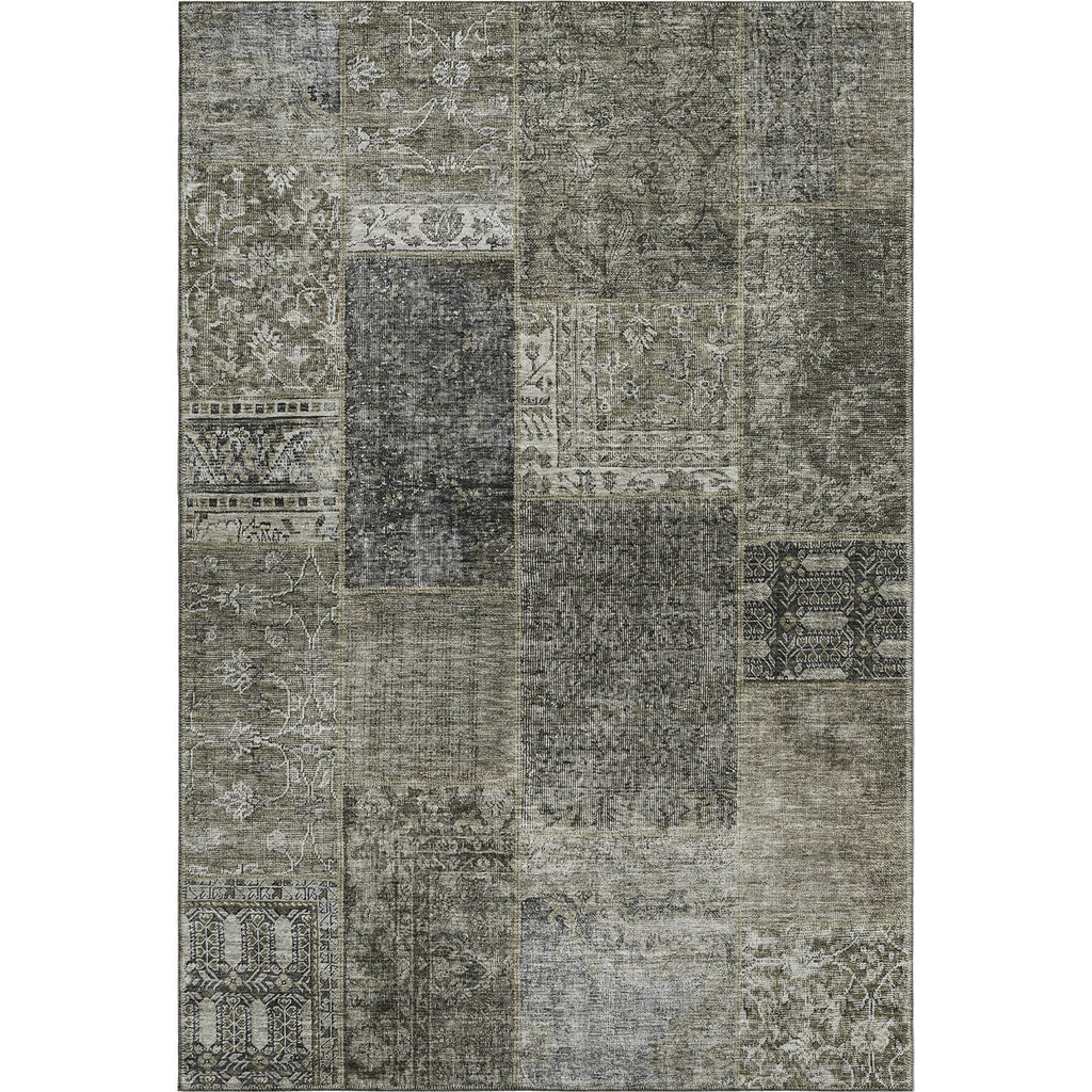 Piper Looms Mayfield Patchwork AMF669 Taupe Machine Washable Area Rug main image