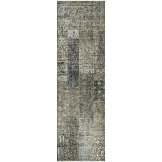 Piper Looms Mayfield Patchwork AMF669 Taupe Machine Washable Area Rug Runner Main Image