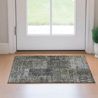 Piper Looms Mayfield Patchwork AMF669 Taupe Machine Washable Area Rug Scatter Lifestyle Image Feature