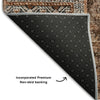 Piper Looms Mayfield Patchwork AMF669 Terracotta Machine Washable Area Rug Backing Image