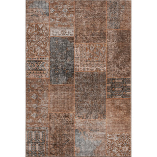 Piper Looms Mayfield Patchwork AMF669 Terracotta Machine Washable Area Rug main image