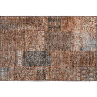 Piper Looms Mayfield Patchwork AMF669 Terracotta Machine Washable Area Rug Scatter Main Image