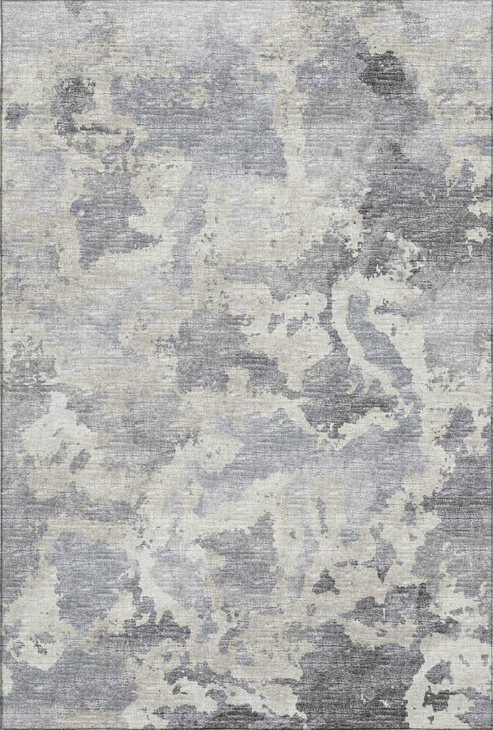 Piper Looms Mayfield Soft Abstract AMF67 Gray Machine Washable Area Rug main image