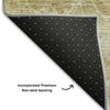 Piper Looms Mayfield Abstract AMF670 Beige Machine Washable Area Rug Backing Image