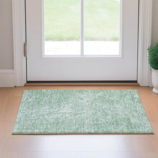 Piper Looms Mayfield Abstract AMF670 Mint Machine Washable Area Rug Scatter Lifestyle Image Feature
