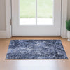 Piper Looms Mayfield Abstract AMF670 Navy Machine Washable Area Rug Scatter Lifestyle Image Feature