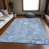 Piper Looms Mayfield Abstract AMF670 Sky Machine Washable Area Rug Lifestyle Image Feature