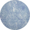 Piper Looms Mayfield Abstract AMF670 Sky Machine Washable Area Rug Round Main Image