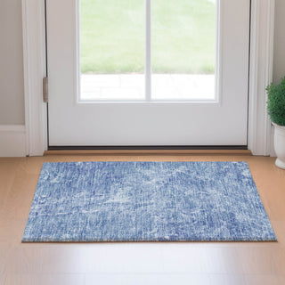 Piper Looms Mayfield Abstract AMF670 Sky Machine Washable Area Rug Scatter Lifestyle Image Feature