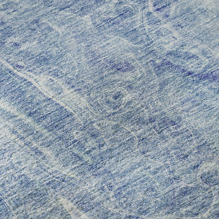 Piper Looms Mayfield Abstract AMF670 Sky Machine Washable Area Rug Swatch Image
