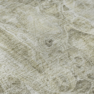 Piper Looms Mayfield Abstract AMF670 Tan Machine Washable Area Rug Swatch Image
