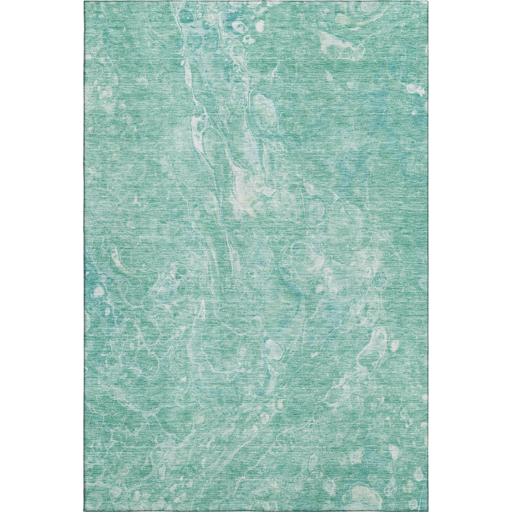 Piper Looms Mayfield Abstract AMF670 Teal Machine Washable Area Rug main image