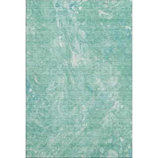 Piper Looms Mayfield Abstract AMF670 Teal Machine Washable Area Rug main image