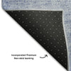Piper Looms Mayfield Geometric AMF671 Blue Machine Washable Area Rug Backing Image