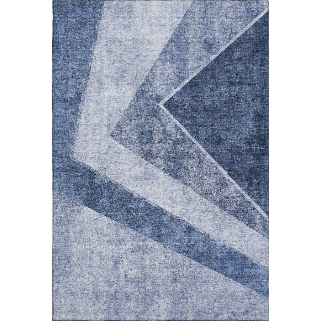 Piper Looms Mayfield Geometric AMF671 Blue Machine Washable Area Rug main image