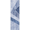 Piper Looms Mayfield Geometric AMF671 Blue Machine Washable Area Rug Runner Main Image