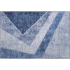 Piper Looms Mayfield Geometric AMF671 Blue Machine Washable Area Rug Scatter Main Image