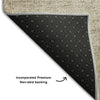 Piper Looms Mayfield Geometric AMF671 Brown Machine Washable Area Rug Backing Image