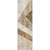 Piper Looms Mayfield Geometric AMF671 Brown Machine Washable Area Rug Runner Main Image