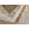 Piper Looms Mayfield Geometric AMF671 Brown Machine Washable Area Rug Scatter Main Image