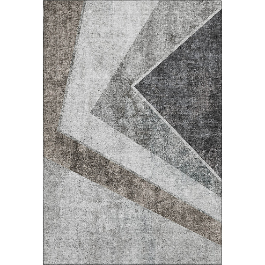 Piper Looms Mayfield Geometric AMF671 Gray Machine Washable Area Rug main image