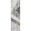 Piper Looms Mayfield Geometric AMF671 Gray Machine Washable Area Rug Runner Main Image
